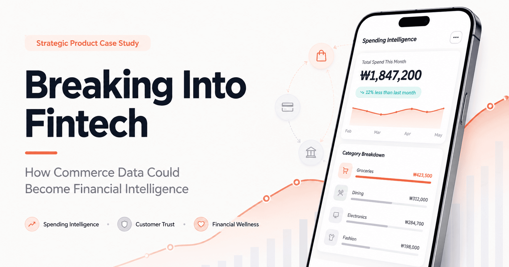 Breaking into Fintech — case study cover